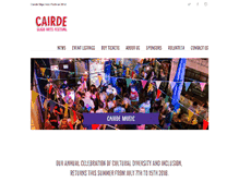 Tablet Screenshot of cairdefestival.com